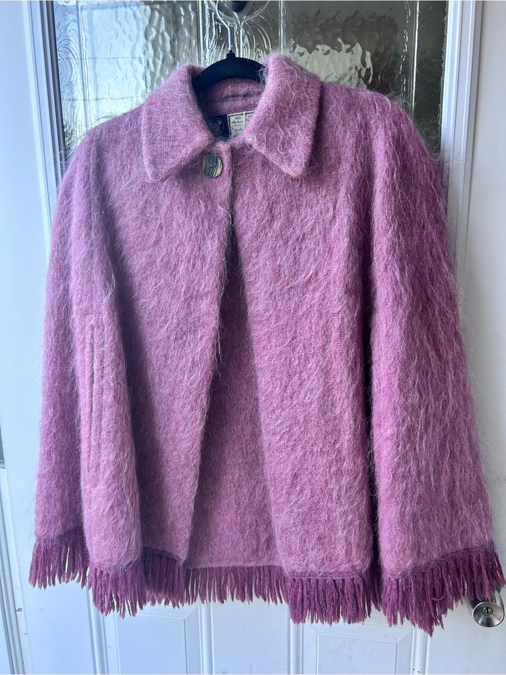 Stunning 60s mohair/wool cape